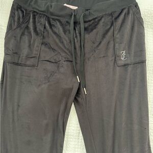 Juicy Couture Black Velour Sleepwear